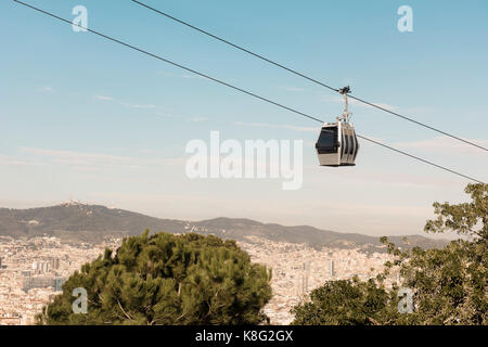 Cable car / Barcelona Stock Photo - Alamy