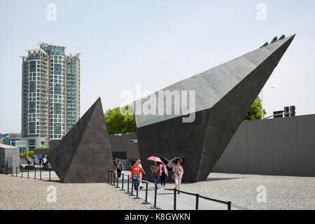 Entrance of the Nanjing Massacre Memorial Hall in China Stock Photo