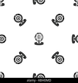Webcam pattern seamless black Stock Vector