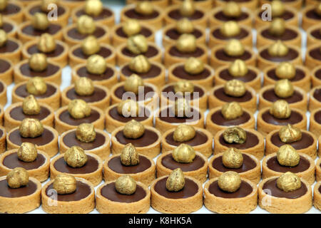 Chocolate cakes for party. france. Stock Photo