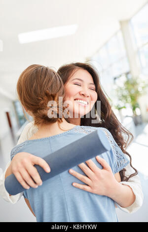 Student is happy with university diploma passed test Stock Photo