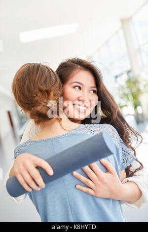 Woman as asian student after successful diploma passed exam Stock Photo