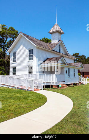 North Carolina,NC,Jarvisburg,Jarvisburg Colored School,historic building,African-American heritage,schoolhouse,NC170518182 Stock Photo