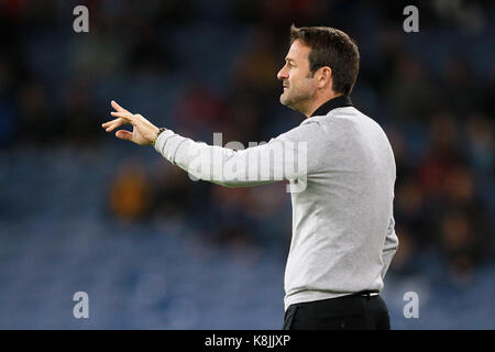 Leeds United manager Thomas Christiansen Stock Photo