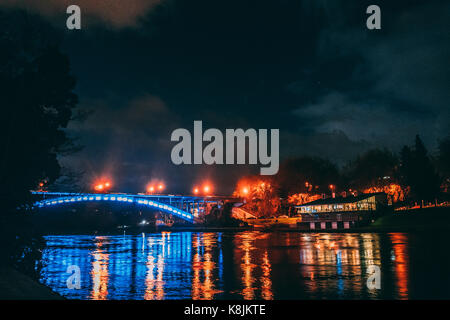 Anzac Parade bridge in Hamilton, Waikato, New Zealand Stock Photo