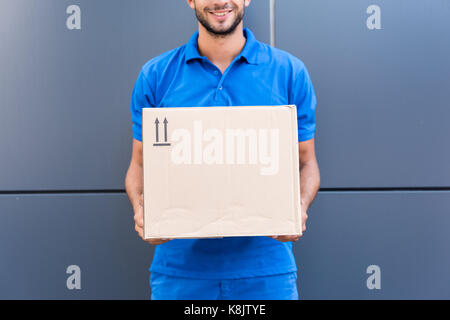 delivery man Stock Photo
