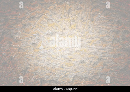 White concrete wall with natural texture and cracks on the surface as background. Stock Photo