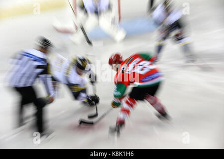 Ice hockey match. players in action. france. Stock Photo