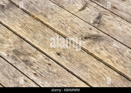 floorboards and old rusty nails, located outdoors. The photo was taken close-up, small depth of field. Stock Photo