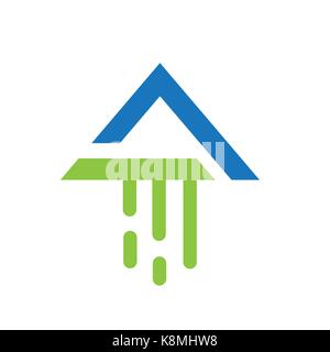 modern arrow moving up with motion lines, illustration design, isolated on white background. Stock Vector