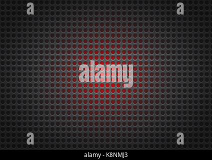 Black and red metal abstract geometric background Stock Vector