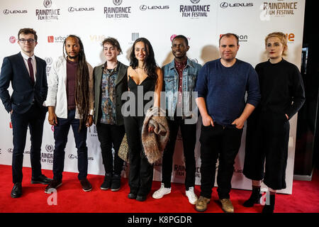 London, UK. 20th Sep, 2017. 25x25 attend Raindance 25th Film Festival Opening Gala at VUE Leicester Square. Credit: See Li/Alamy Live News Stock Photo