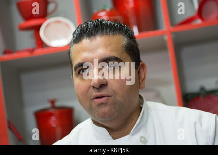 Sao Paulo, Sao Paulo, Brazil. 20th Sep, 2017. BUDDY VALASTRO, attends a press conference at RecordTV network in Sao Paulo, about the new season of his brazilian reality show named Battle of Confectioners. Credit: Paulo Lopes/ZUMA Wire/Alamy Live News Stock Photo