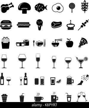 Food and drink icon Stock Vector