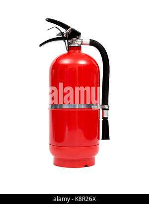 Fire extinguisher isolated on white background. Stock Photo
