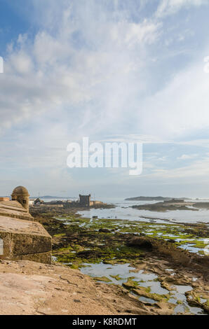 Beautiful rough coast line of Atlantic ocean at Essaouira, Morocco, North Africa. Stock Photo