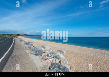 The Beach at Slapton Sands, Devon Stock Photo