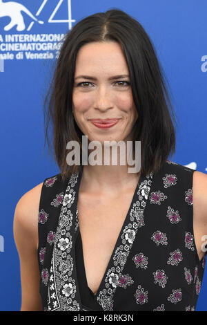 English actress Rebecca Hall attends the Jury photocall during the 74th Venice Film Festival in Venice, Italy. 30th August 2017 © Paul Treadway Stock Photo