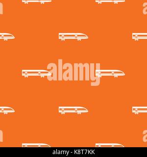 Modern high speed train pattern seamless Stock Vector