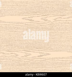 Colored wood texture background in square format. Blank natural pattern swatch template. Realistic plank with annual years circles. Flat style Stock Vector