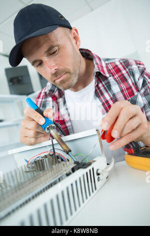 defect of the appliance Stock Photo