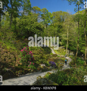 Plas Cadnant Gardens, Menai Bridge, Anglesey, North Wales, Stock Photo