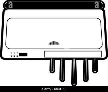 air conditioning unit icon image Stock Vector