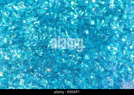 Azure blue glitter Stock Photo