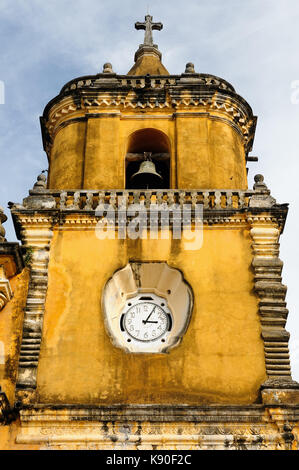 Central America, Leon - the colonial Spanish city in Nicaragua has the larges cathedral in Central America and the colorful architecture. Stock Photo