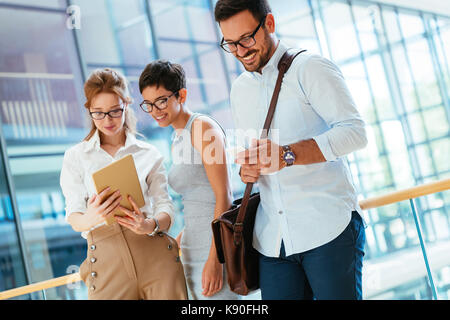 Portrait of businesspeople having free time from work Stock Photo