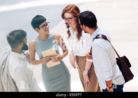 Portrait of businesspeople having free time from work Stock Photo