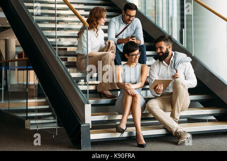 Portrait of businesspeople having free time from work Stock Photo