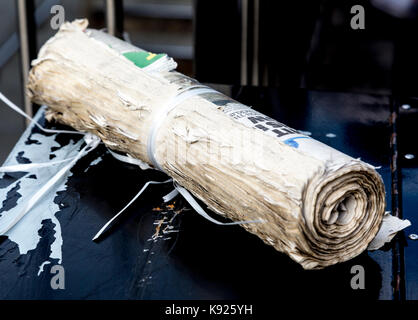 Newspapers become a vintage commodity Stock Photo
