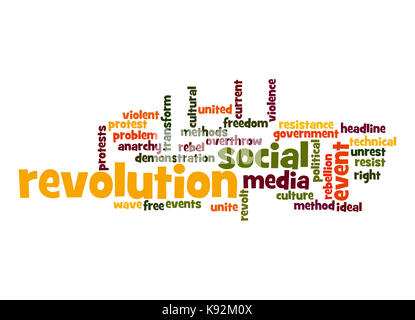 Revolution word cloud Stock Photo - Alamy