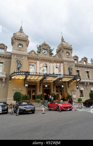 Front view of the famous Grand Casino in Monte Carlo Stock Photo