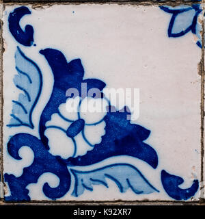 Captures of real Portuguese tiles while I walk along the streets of Portugal, this will be a collection constantly growing Stock Photo