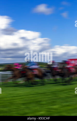 Jockey race Stock Photo