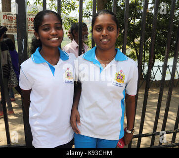 School Girls In Uniform Kandy Central Province Sri Lanka Stock Photo Alamy