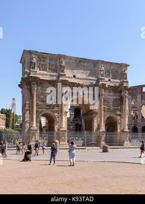 Arch of Constantine, Rome, Italy Stock Photo