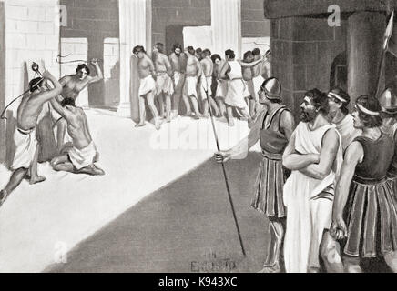 Whipping the slaves hi-res stock photography and images - Alamy