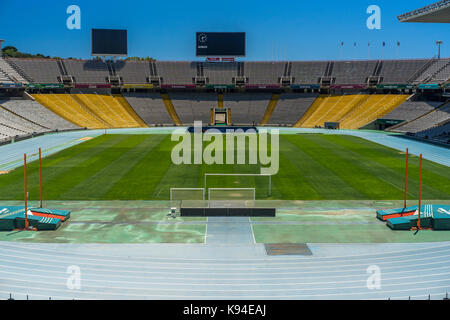 Estadi Olímpic Lluis Companys, Barcelona, Spain 2017 Stock Photo