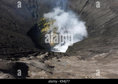 Bromo crater view in Indonesia Stock Photo