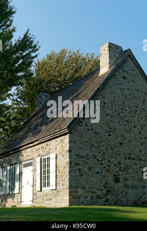 The Museum of Lachine or Musée de Lachine in the 17th-century Maison Ber-Le Moyne house, Montreal, Quebec, Canada Stock Photo