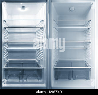 View of the parts inside of the refrigerators. Stock Photo