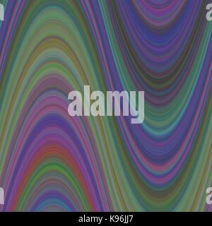 Abstract wavy background from thin curved lines - vector graphic design Stock Vector