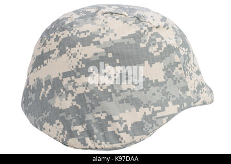 us army kevlar helmet isolated on white Stock Photo