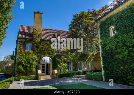 wine tasting room, reception, Jordan Winery, Healdsburg, Alexander Valley, Sonoma County, California, United States, North America Stock Photo