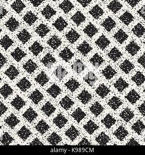Abstract noisy textured geometric shapes background. Vector seamless grungy pattern. Stock Vector