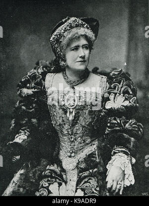 Ellen Terry as Queen Katherine of Aragon, circa 1892 Stock Photo