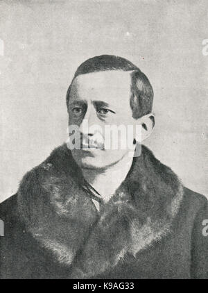 Guglielmo Marconi, photographed a few days after the first transatlantic radio signal had been received by him on 12 December 1901 Stock Photo